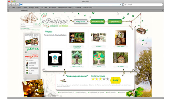 Boutique Cabanes de France